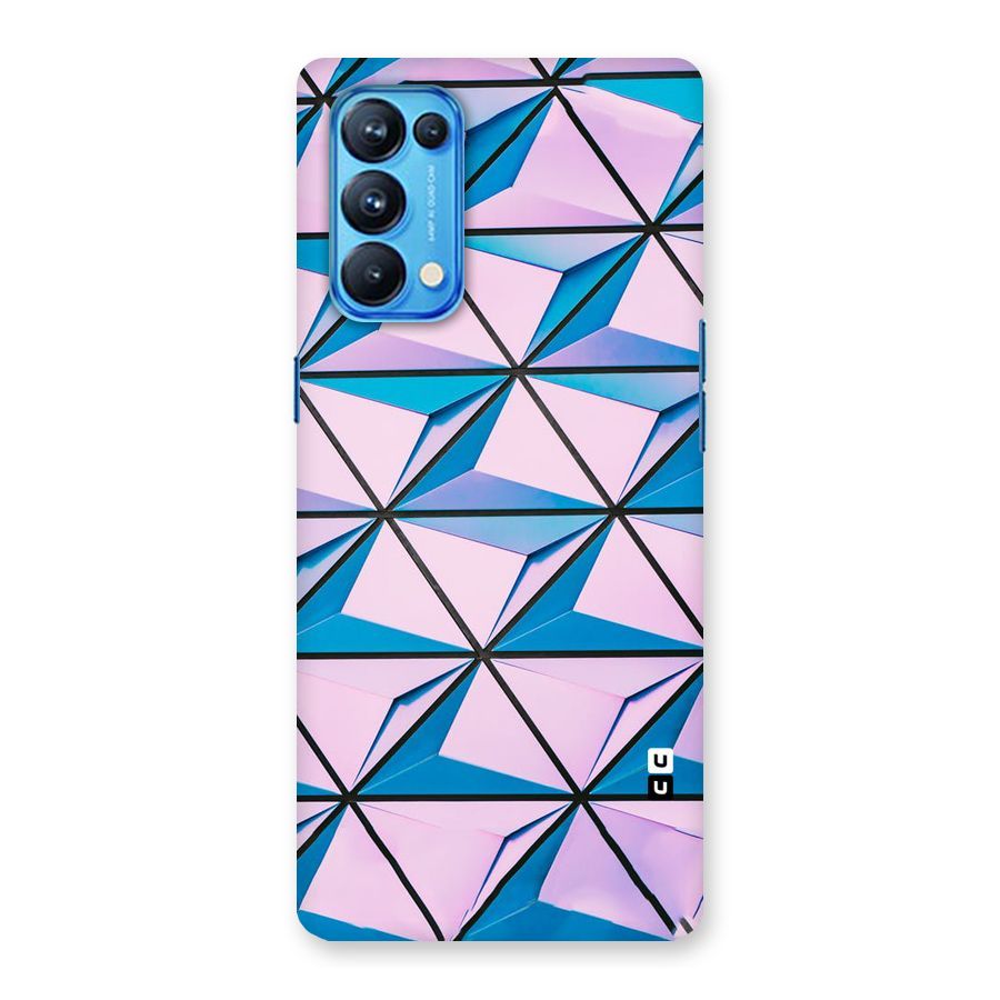 Crystal Abstract Back Case for Oppo Reno5 Pro 5G