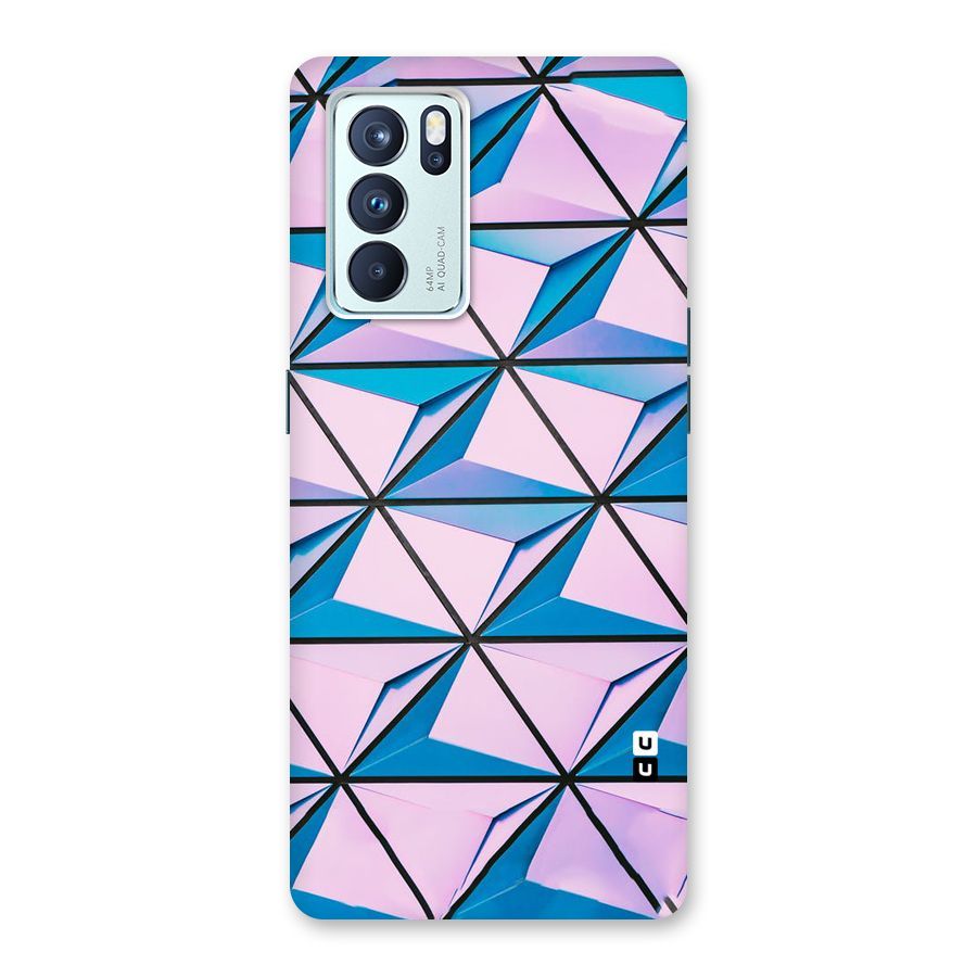 Crystal Abstract Back Case for Oppo Reno6 Pro 5G