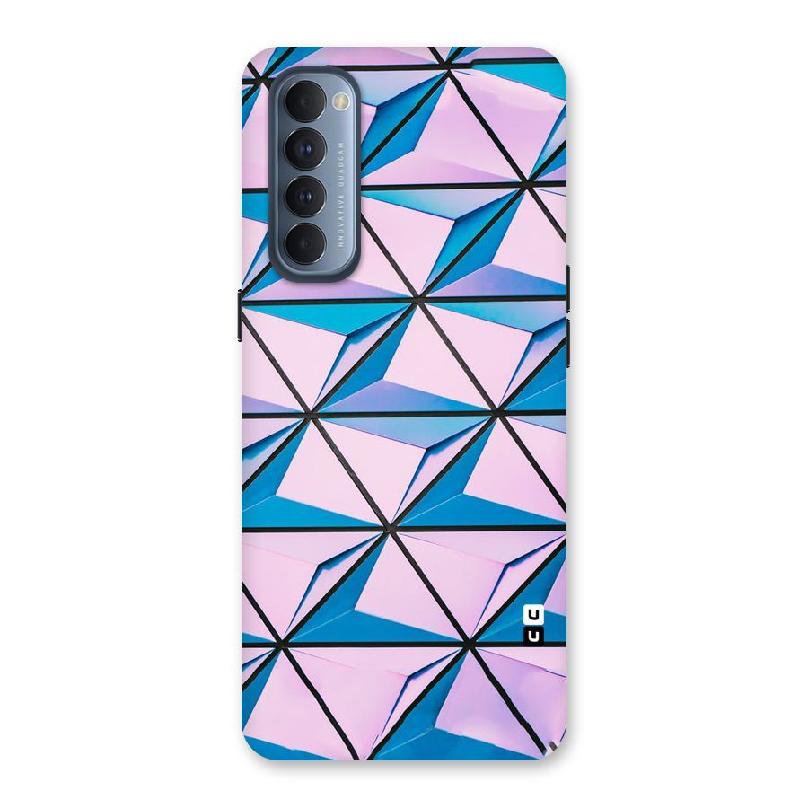 Crystal Abstract Back Case for Reno4 Pro