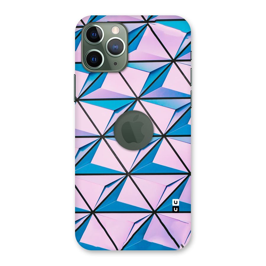 Crystal Abstract Back Case for iPhone 11 Pro Logo  Cut