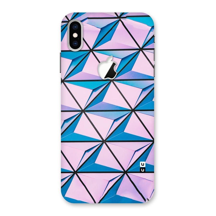 Crystal Abstract Back Case for iPhone XS Max Apple Cut
