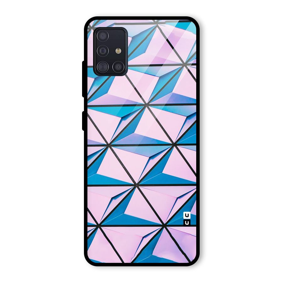 Crystal Abstract Glass Back Case for Galaxy A51
