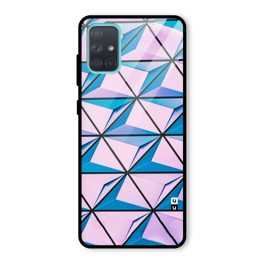 Crystal Abstract Glass Back Case for Galaxy A71