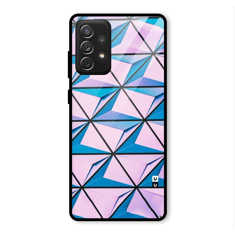 Crystal Abstract Glass Back Case for Galaxy A72