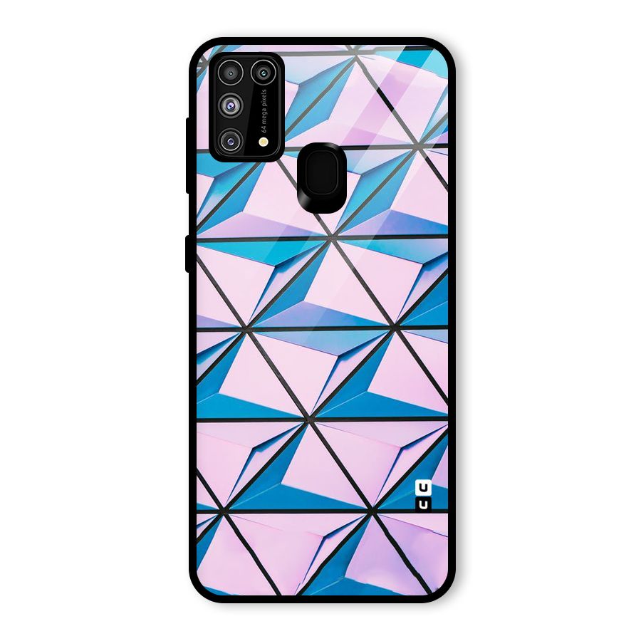 Crystal Abstract Glass Back Case for Galaxy F41
