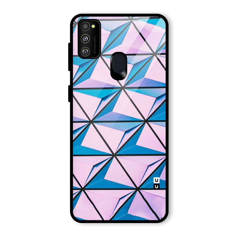 Crystal Abstract Glass Back Case for Galaxy M30s