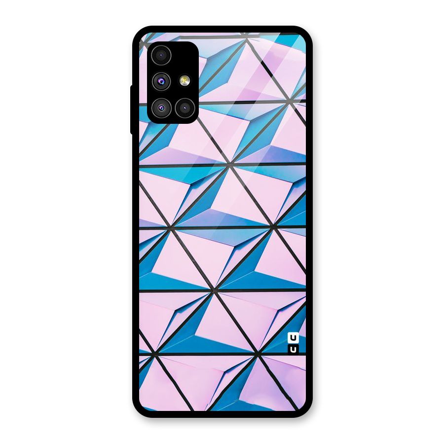 Crystal Abstract Glass Back Case for Galaxy M51