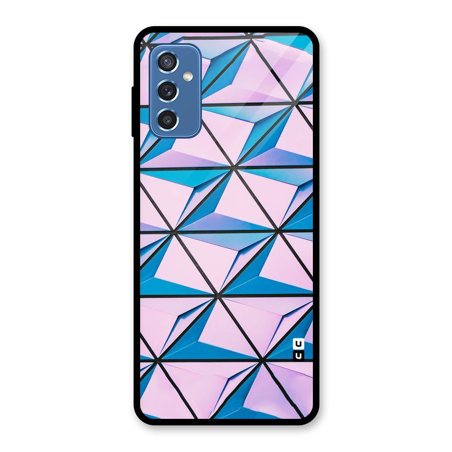 Crystal Abstract Glass Back Case for Galaxy M52 5G