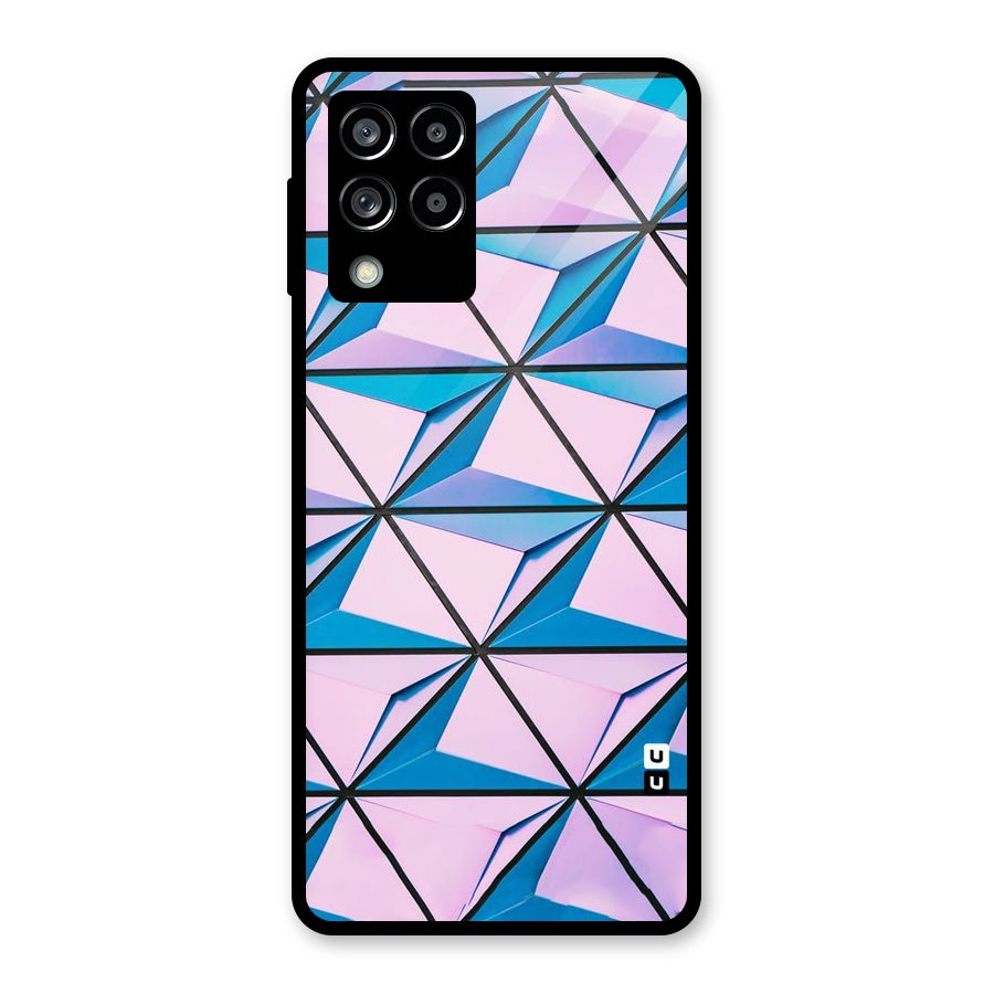 Crystal Abstract Glass Back Case for Galaxy M53 5G