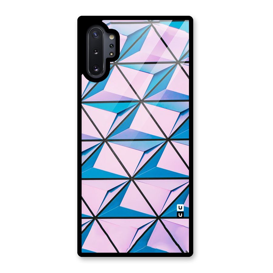 Crystal Abstract Glass Back Case for Galaxy Note 10 Plus