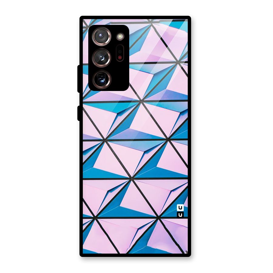 Crystal Abstract Glass Back Case for Galaxy Note 20 Ultra