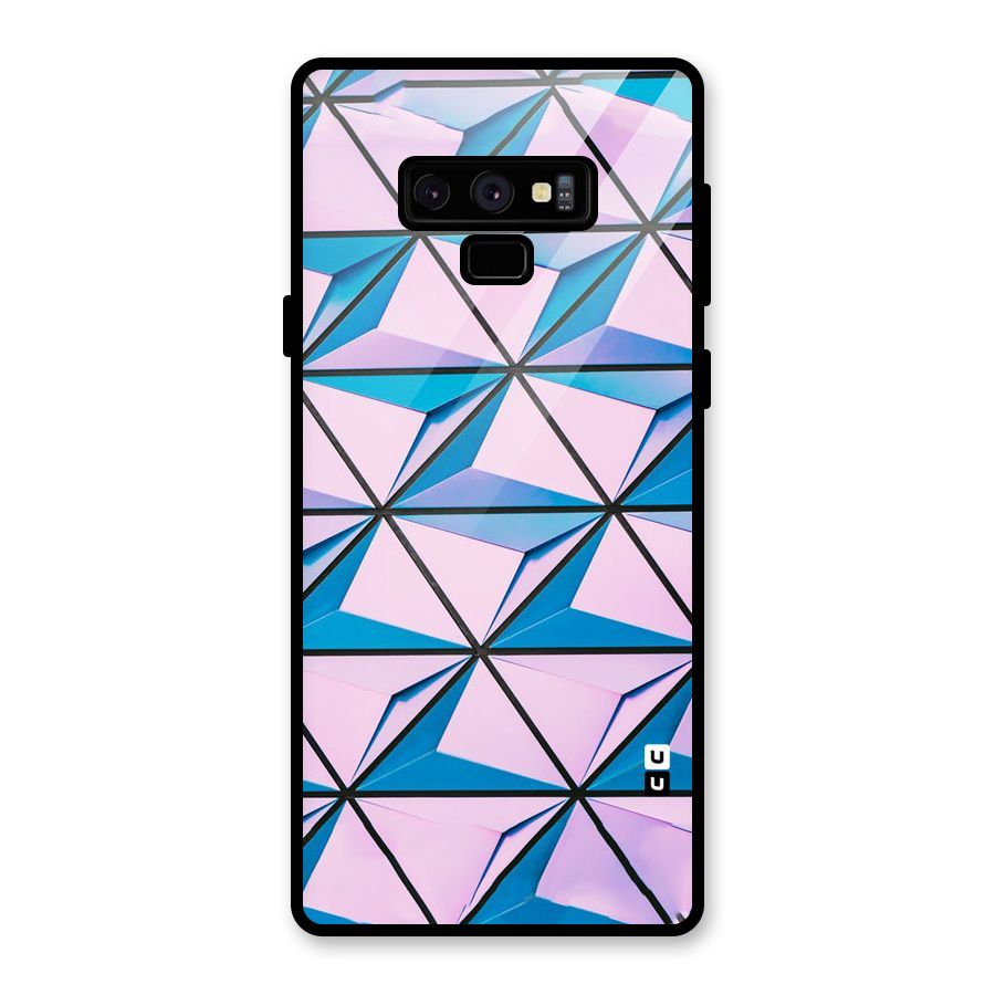 Crystal Abstract Glass Back Case for Galaxy Note 9