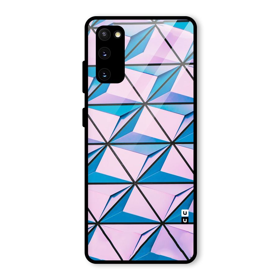 Crystal Abstract Glass Back Case for Galaxy S20 FE