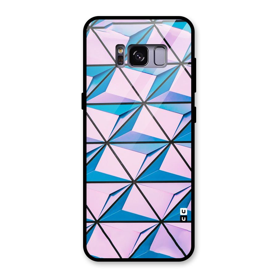 Crystal Abstract Glass Back Case for Galaxy S8