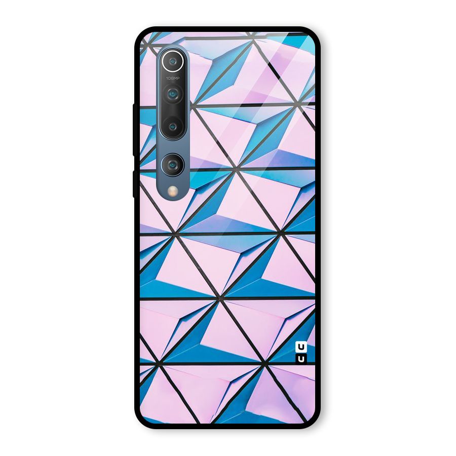 Crystal Abstract Glass Back Case for Mi 10