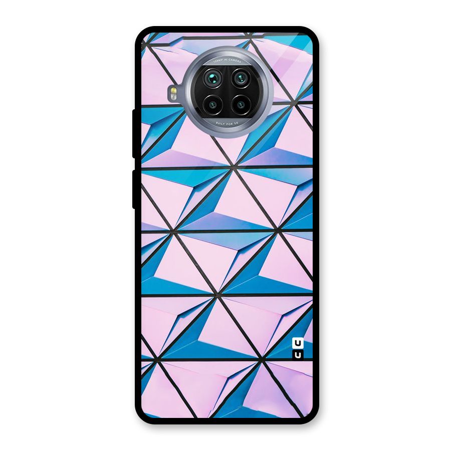 Crystal Abstract Glass Back Case for Mi 10i