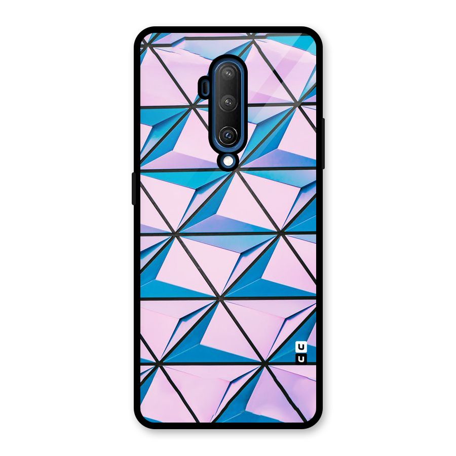 Crystal Abstract Glass Back Case for OnePlus 7T Pro