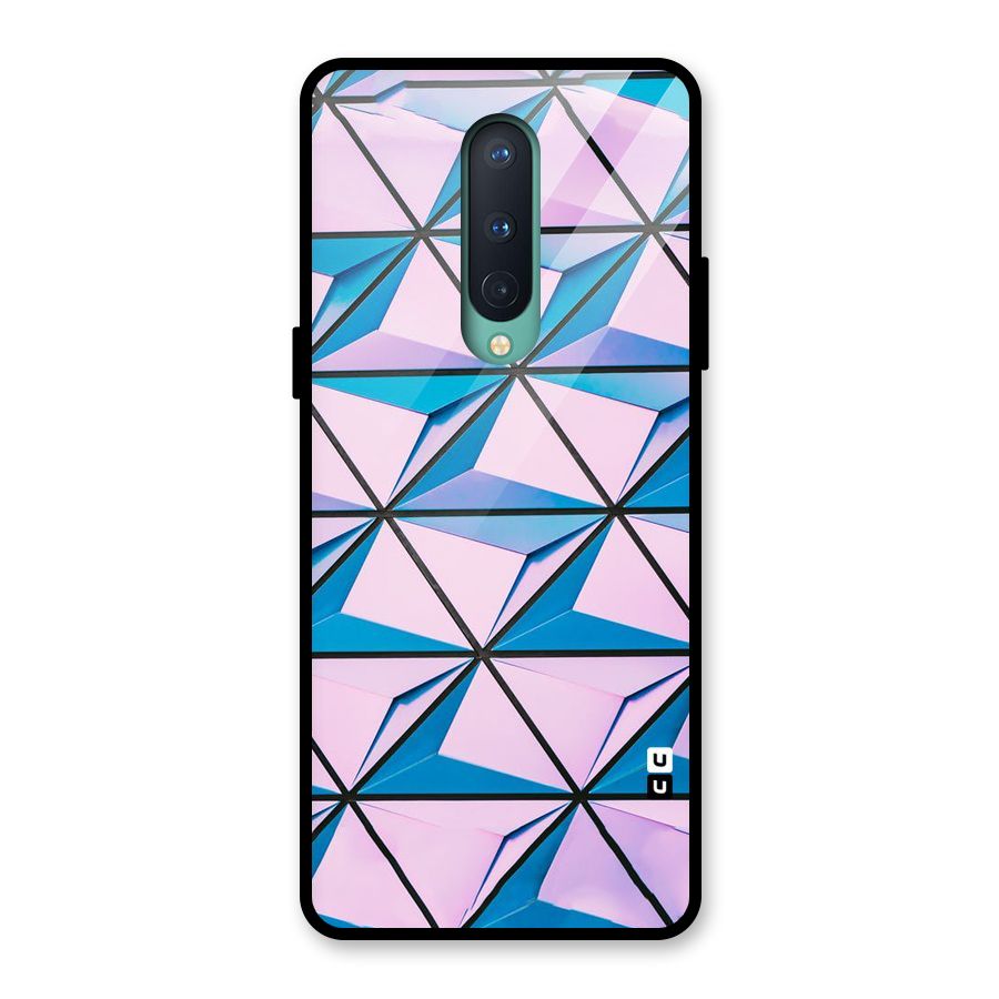 Crystal Abstract Glass Back Case for OnePlus 8