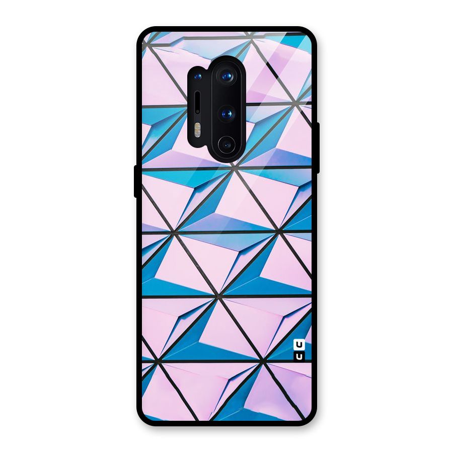 Crystal Abstract Glass Back Case for OnePlus 8 Pro