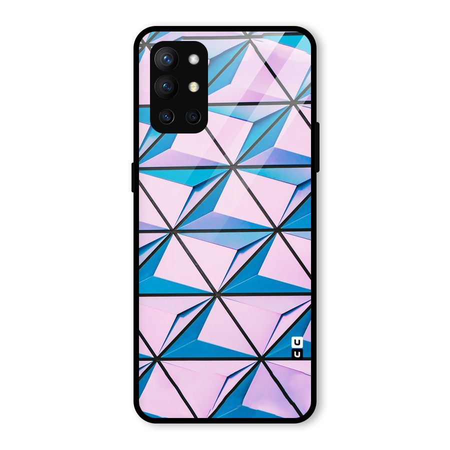Crystal Abstract Glass Back Case for OnePlus 9R