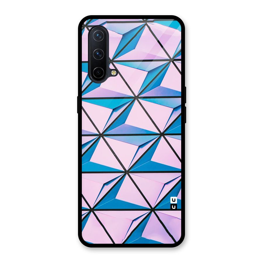 Crystal Abstract Glass Back Case for OnePlus Nord CE 5G