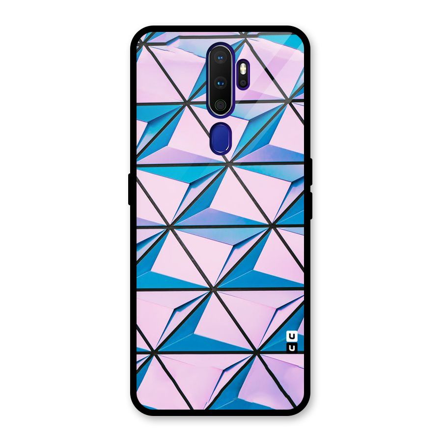 Crystal Abstract Glass Back Case for Oppo A9 (2020)