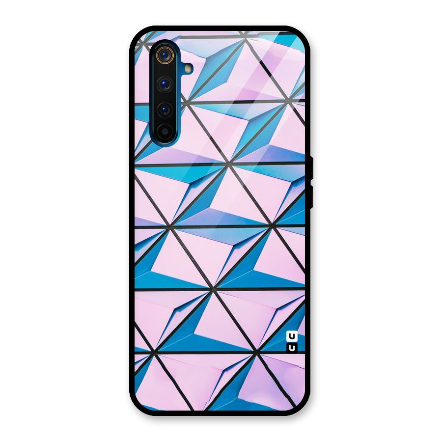 Crystal Abstract Glass Back Case for Realme 6 Pro