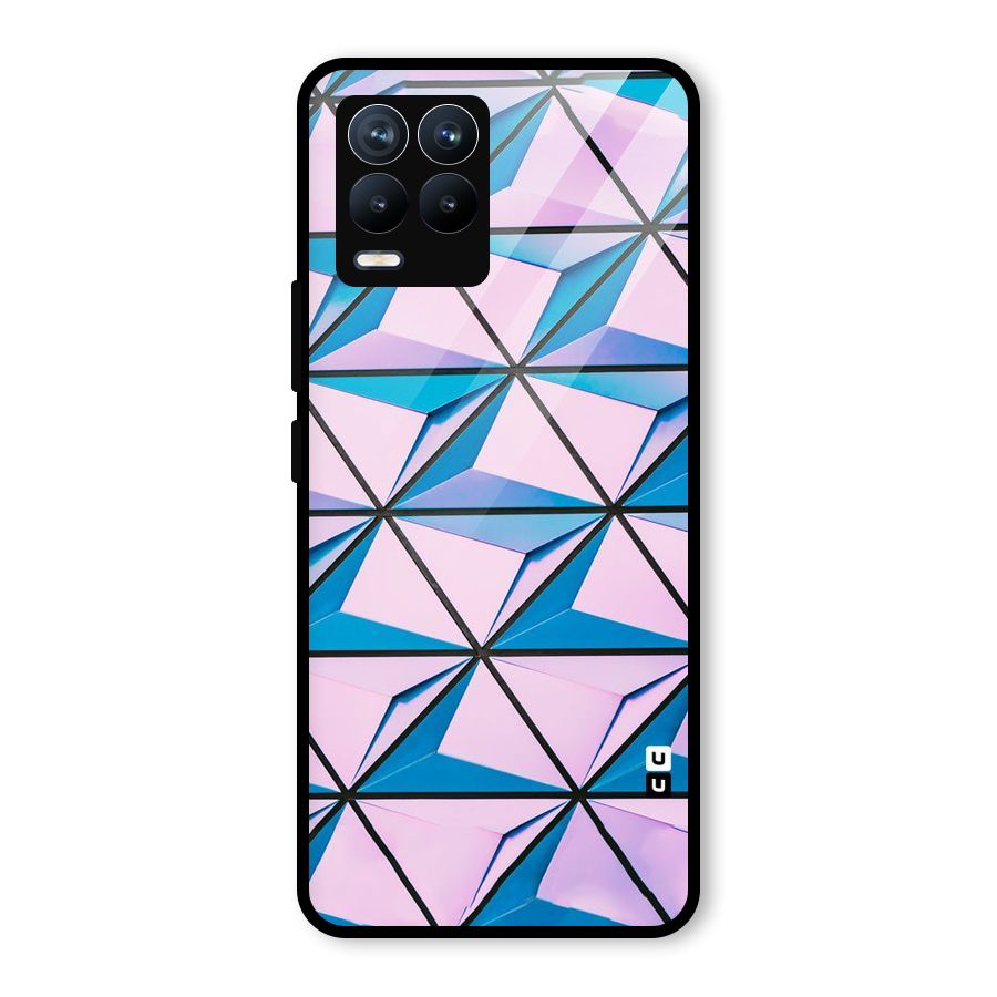 Crystal Abstract Glass Back Case for Realme 8