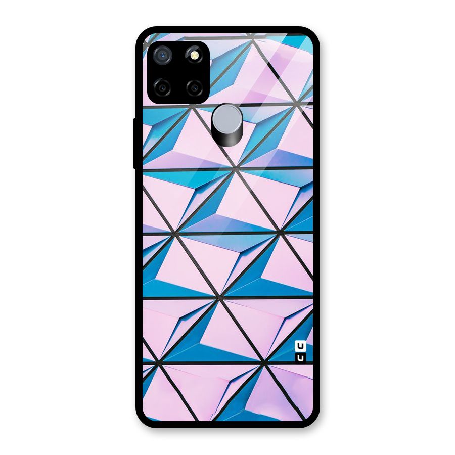 Crystal Abstract Glass Back Case for Realme C15
