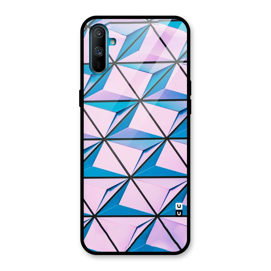 Crystal Abstract Glass Back Case for Realme C3