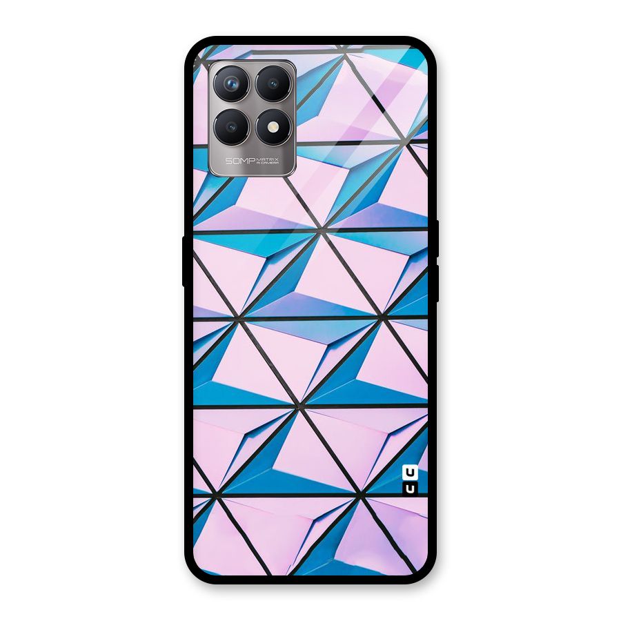 Crystal Abstract Glass Back Case for Realme Narzo 50