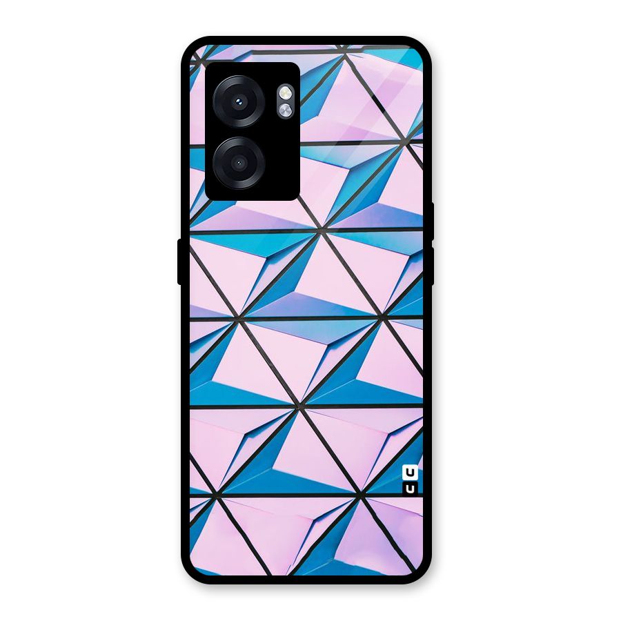 Crystal Abstract Glass Back Case for Realme Narzo 50 5G