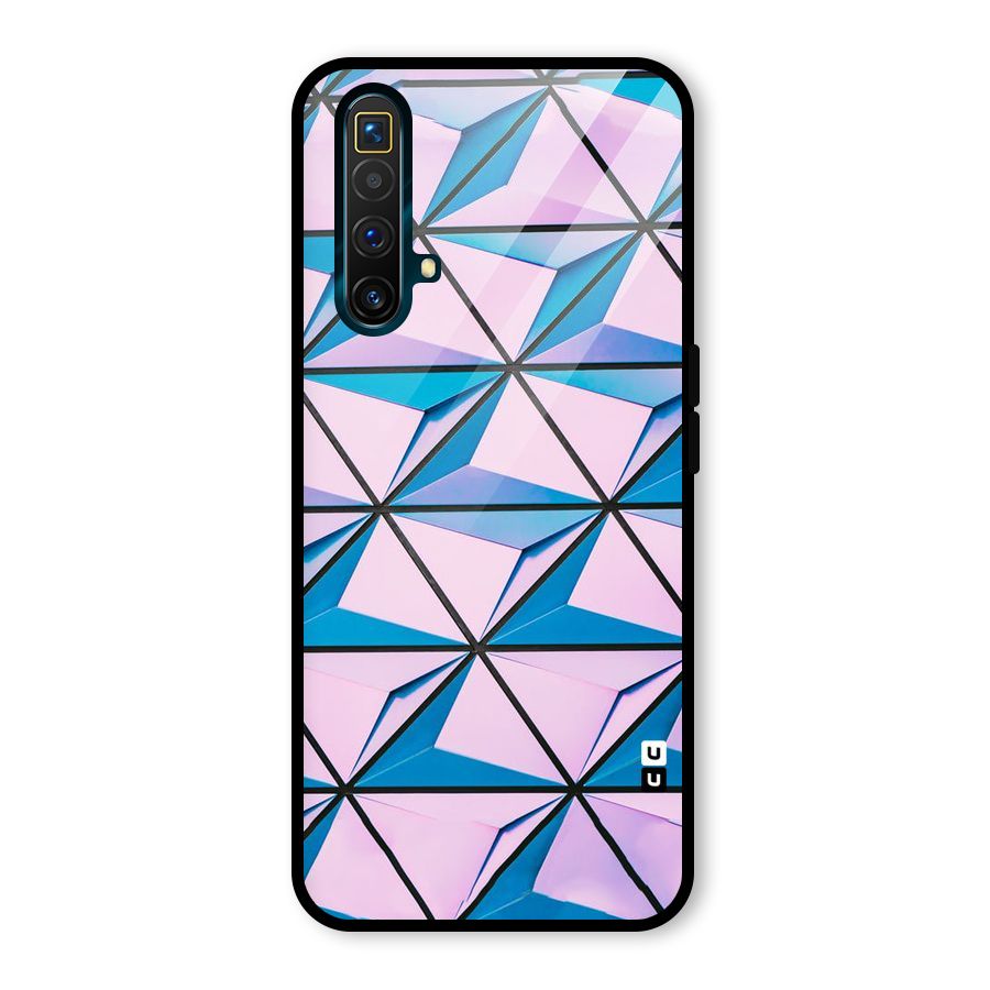 Crystal Abstract Glass Back Case for Realme X3