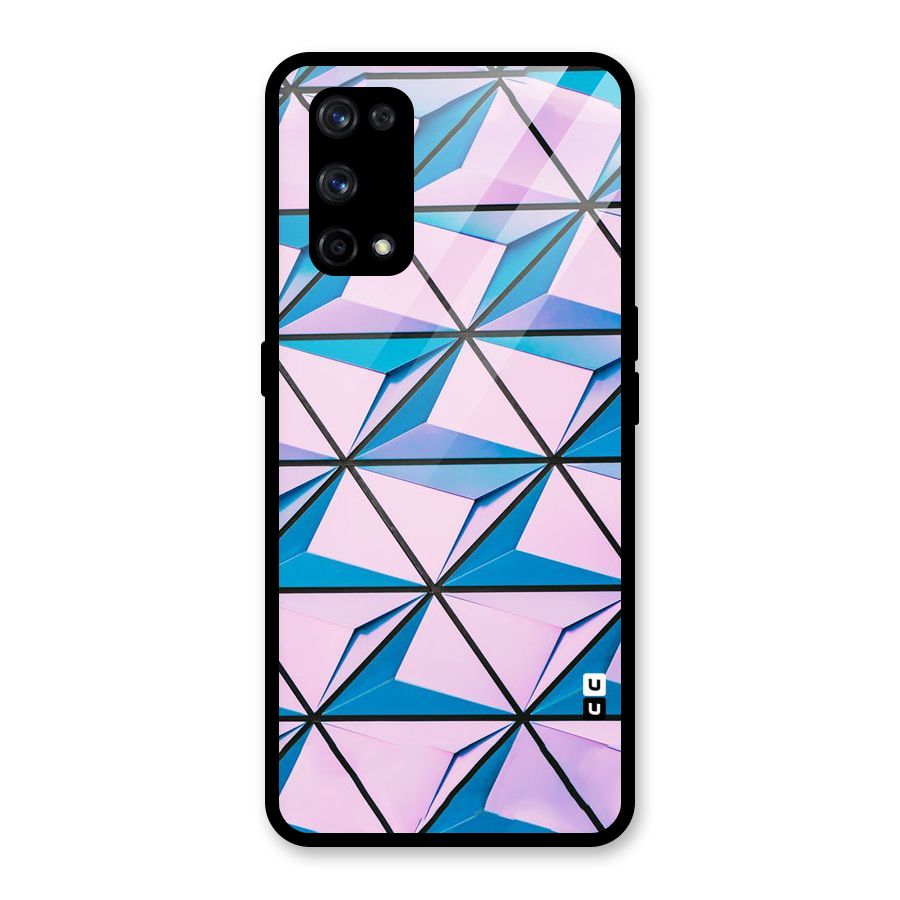 Crystal Abstract Glass Back Case for Realme X7 Pro