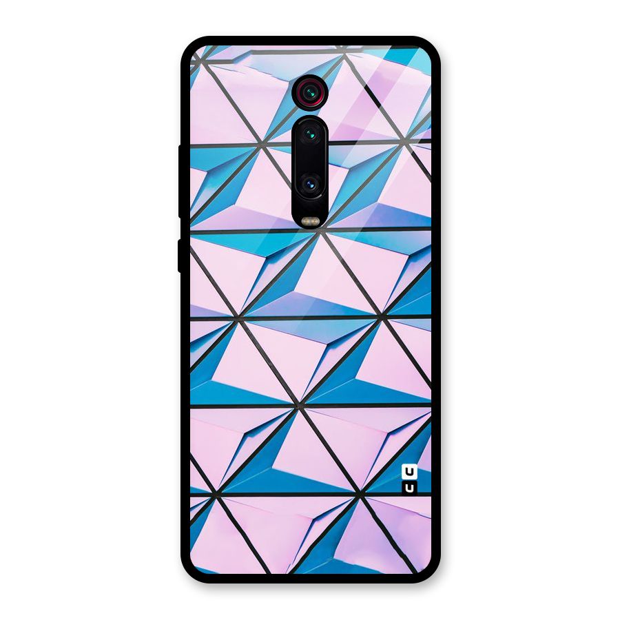 Crystal Abstract Glass Back Case for Redmi K20 Pro