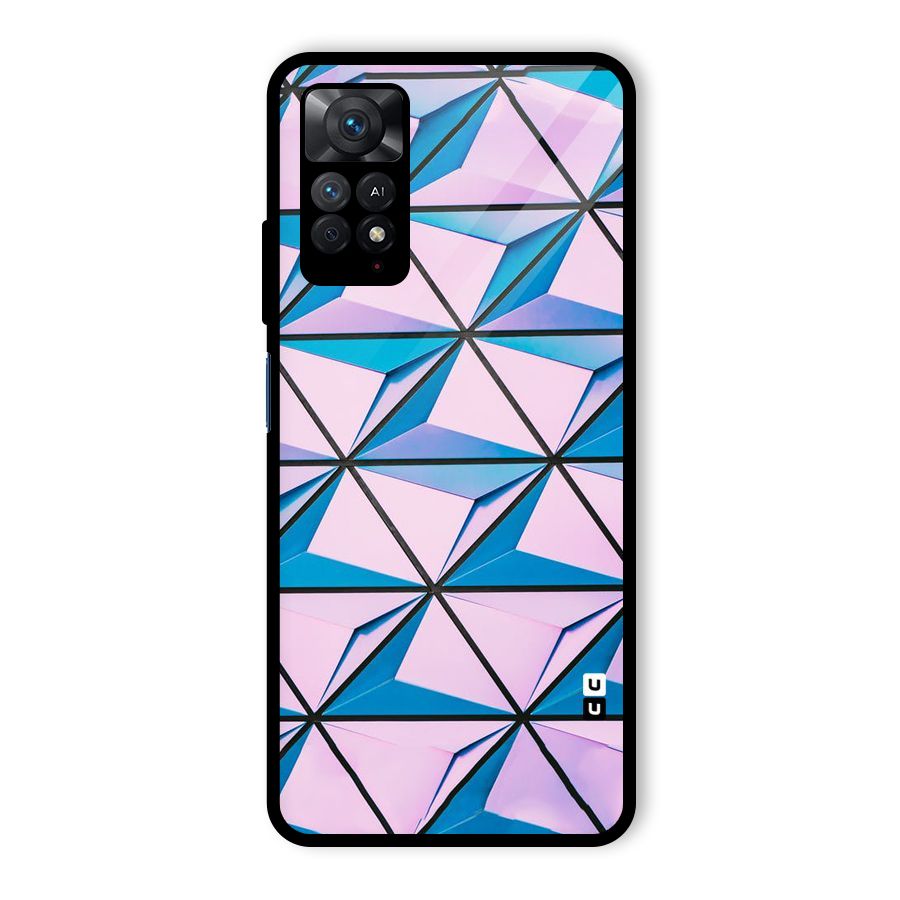 Crystal Abstract Glass Back Case for Redmi Note 11 Pro Plus 5G