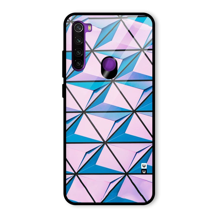 Crystal Abstract Glass Back Case for Redmi Note 8