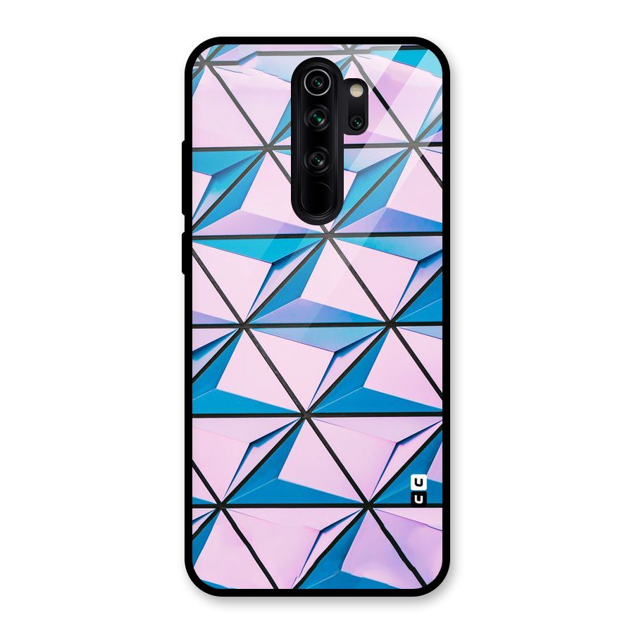 Crystal Abstract Glass Back Case for Redmi Note 8 Pro