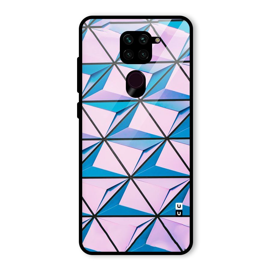 Crystal Abstract Glass Back Case for Redmi Note 9