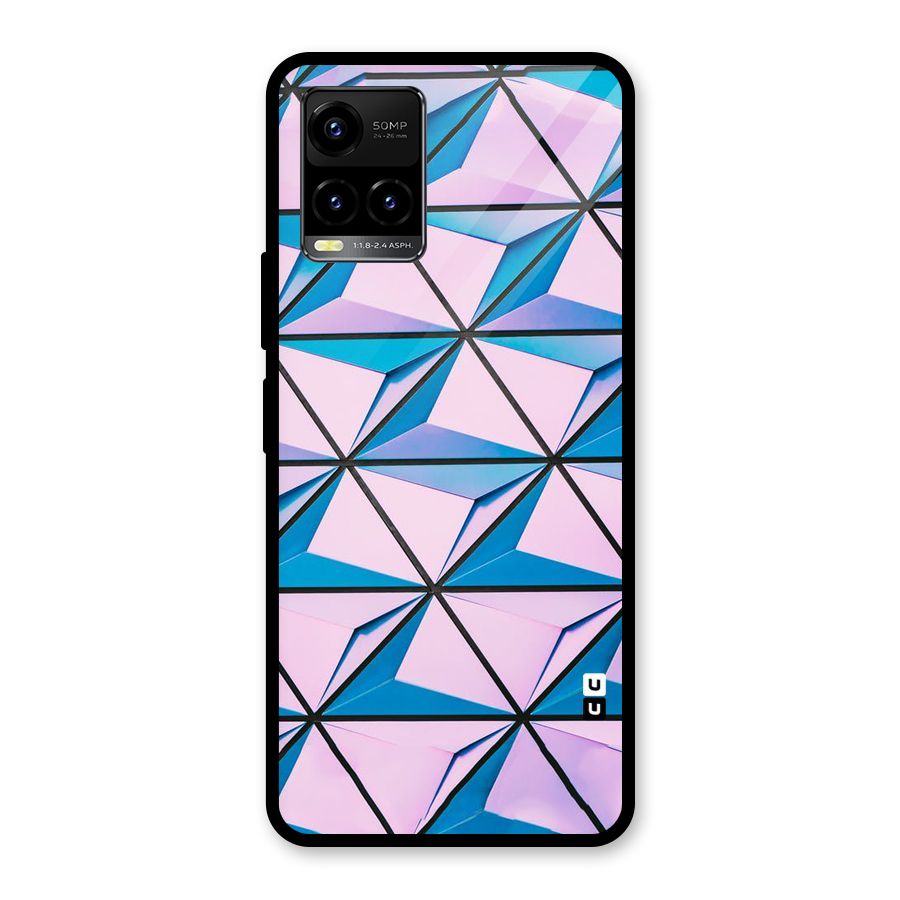 Crystal Abstract Glass Back Case for Vivo Y21T