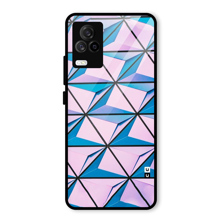 Crystal Abstract Glass Back Case for Vivo iQOO 7 Legend 5G