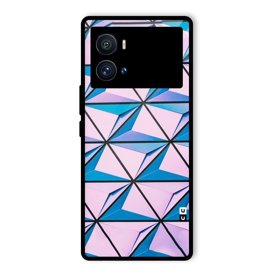 Crystal Abstract Glass Back Case for Vivo iQOO 9 Pro