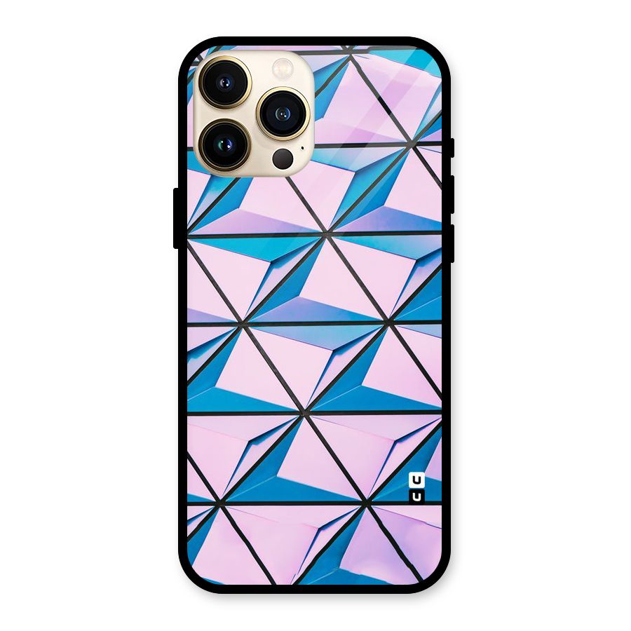 Crystal Abstract Glass Back Case for iPhone 13 Pro Max