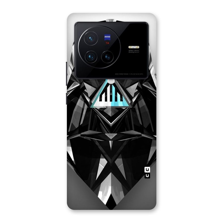Crystal Robot Back Case for Vivo X80
