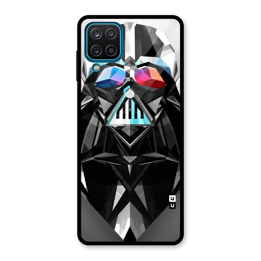 Crystal Robot Glass Back Case for Galaxy A12