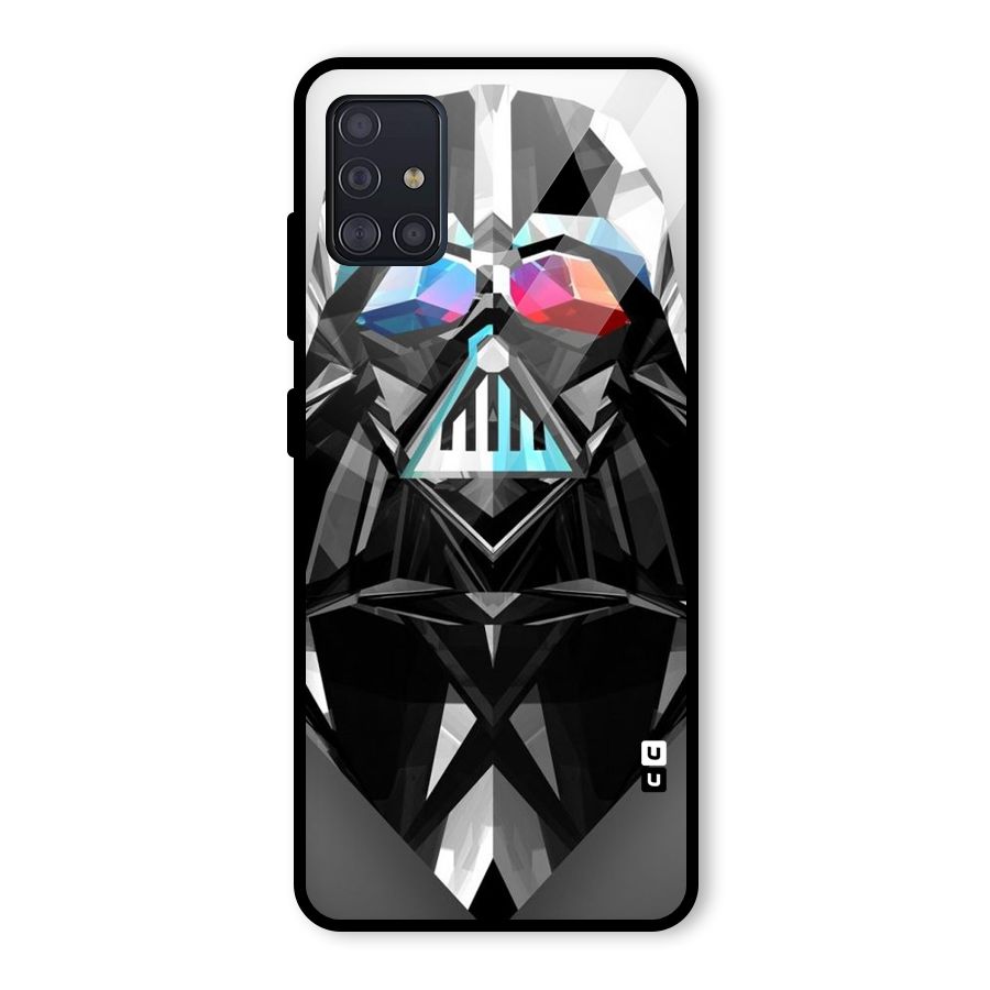 Crystal Robot Glass Back Case for Galaxy A51