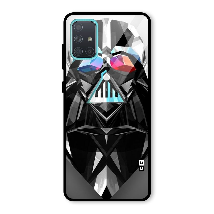 Crystal Robot Glass Back Case for Galaxy A71