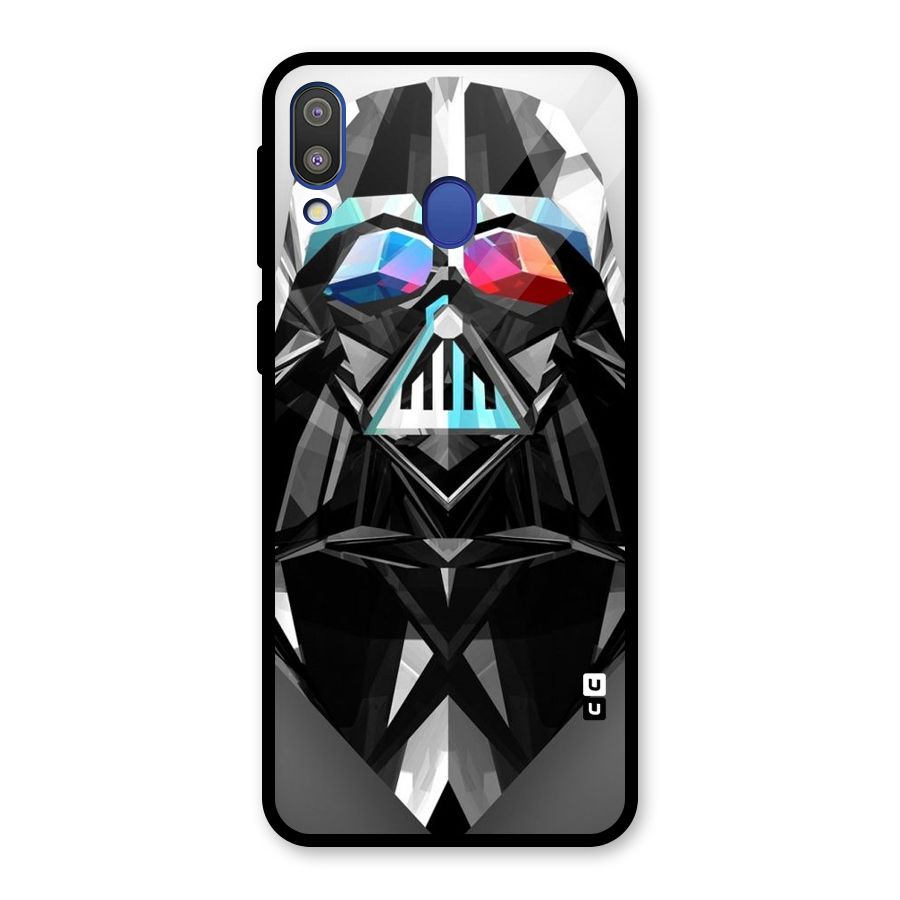 Crystal Robot Glass Back Case for Galaxy M20