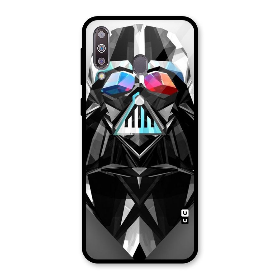 Crystal Robot Glass Back Case for Galaxy M30