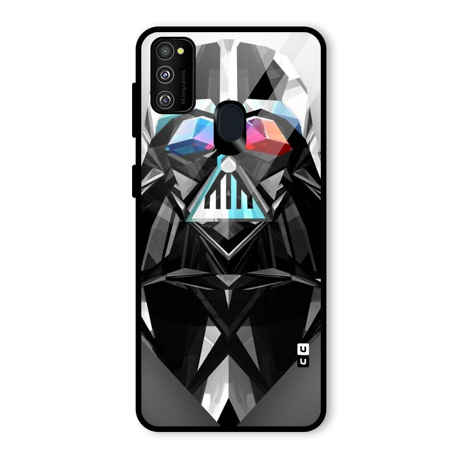 Crystal Robot Glass Back Case for Galaxy M30s